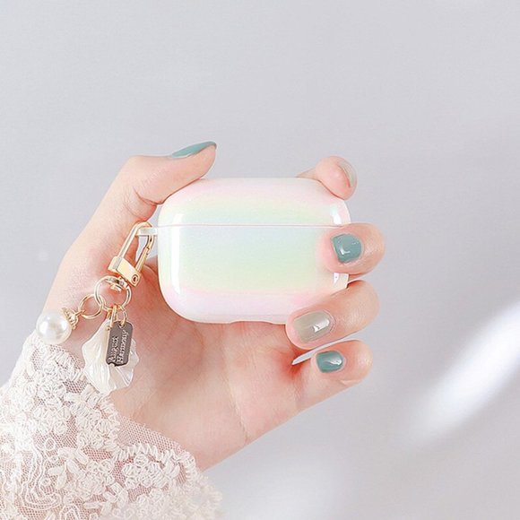 NEW Shell Hard Apple Airpods 1 2 Pro Keychain case - Picture 2 of 8